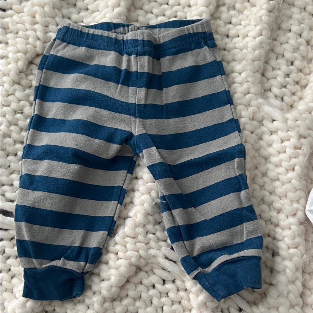 Carter's Blue and Gray Striped Joggers